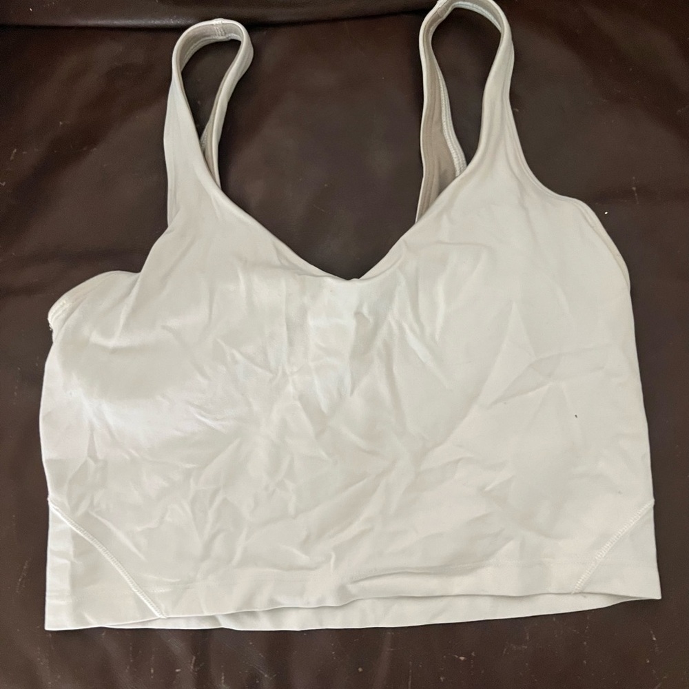 lululemon athletica White Crop Top